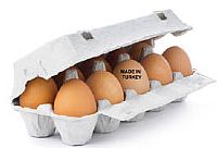Israel imports eggs from Turkey, but marked them up as local eggs